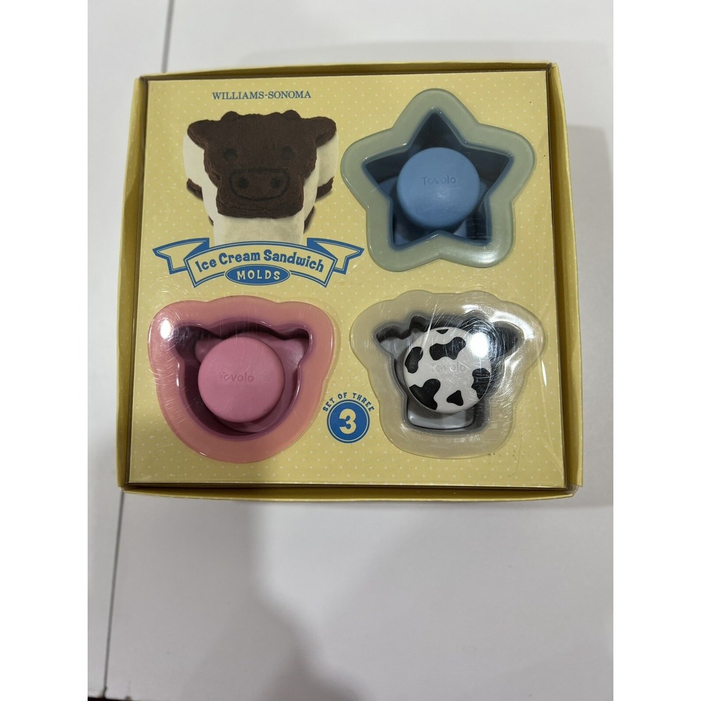 Williams Sonoma Animals Star Ice Cream Molds